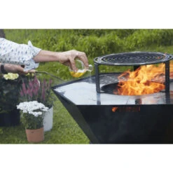 Support + Grille Surélevée Dynamic Centre Pour Brasero Barbecook Nestor -Eno Bbq Boutique 64758 support cuisson dynamic brasero barbecook nestor cuisine