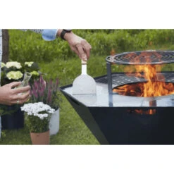 Support + Grille Surélevée Dynamic Centre Pour Brasero Barbecook Nestor -Eno Bbq Boutique 64758 support cuisson dynamic brasero barbecook nestor spatule