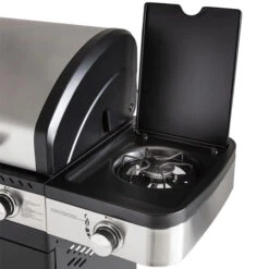 Pack Cuisine Extérieure FIDGI 4 Avec Barbecue Gaz + Desserte + Evier -Eno Bbq Boutique barbecue gaz cook in garden fidgi 4 rechaud min 1