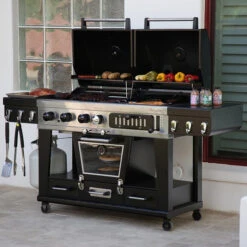 Barbecue Pit Boss MEMPHIS ULTIMATE Mixte Gaz, Charbon Et Fumoir électrique -Eno Bbq Boutique barbecue pellets pit boss memphis ultimate 7 min