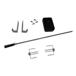 Tournebroche Rôtissoire + Moteur Pour Barbecue à Gaz Barbecook