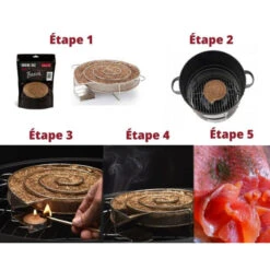 Kit Générateur De Fumée Froide Barbecook + 1 Sachet De Sciure 7 Kit Générateur De Fumée Froide Barbecook + 1 Sachet De Sciure -Eno Bbq Boutique bc smo 5016 fumoir a froid sciure barbecook utilisation 1 2