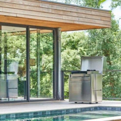 LED + Boîtier Pile + Interrupteur - Capot Chariot PAF/PIF Forge Adour -Eno Bbq Boutique chariot ferme plancha forge adour premium 60 inox 1 min