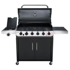 Barbecue à Gaz 6 Brûleurs Char-Broil Convective Series 640 B XL -Eno Bbq Boutique convective 640 face ouvert