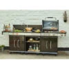 Pack Cuisine Extérieure FIDGI 3 Avec Barbecue Gaz + Desserte + Evier