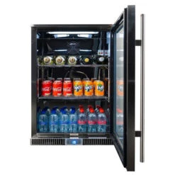 Napoleon Réfrigérateur 135L Pour Cuisine Extérieure Napoléon - Ouverture à Droite -Eno Bbq Boutique frigo napoleon 135l porte droite face ouvert plein