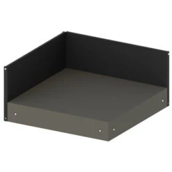 Plateau D'angle Acier Gris Taupe - Cuisine D'extérieur ENO Modulo