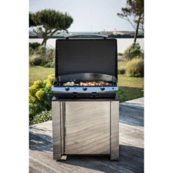 Cuisine D'extérieur ENO Modulo Inox Pour Plancha - 3 Modules -Eno Bbq Boutique mod4102 a1 modulo plancha hpl eno min 1 1