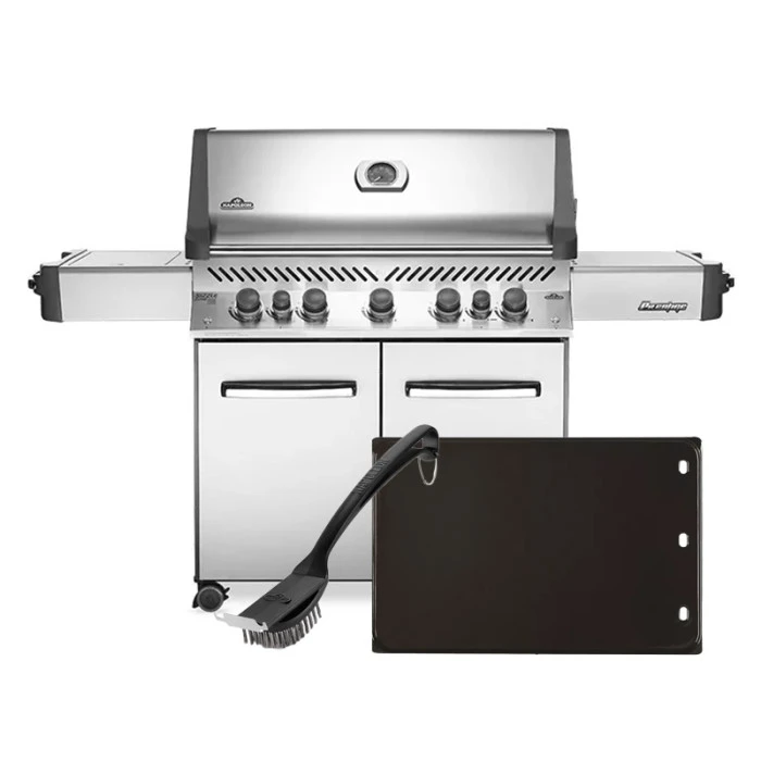 Pack Barbecue à Gaz Napoleon PRESTIGE 665 RSIB + Plancha Et Brosse 1 Pack Barbecue à Gaz Napoleon PRESTIGE 665 RSIB + Plancha Et Brosse