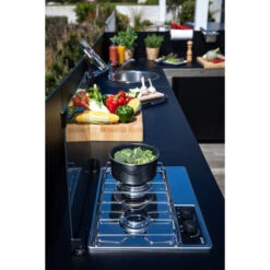 Modulo Table De Cuisson Master 2 Brûleurs - Coloris Inox Et Noir - Pour Cuisine D'extérieur ENO 16 Modulo Table De Cuisson Master 2 Brûleurs - Coloris Inox Et Noir - Pour Cuisine D'extérieur ENO -Eno Bbq Boutique pmod8506 a1 modulo master noir et inox eno melanie chaigneau min