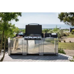 Cuisine D'extérieur ENO Modulo Inox Pour Plancha - 4 Modules -Eno Bbq Boutique reduit mod4103 a2 modulo evier hpl eno min